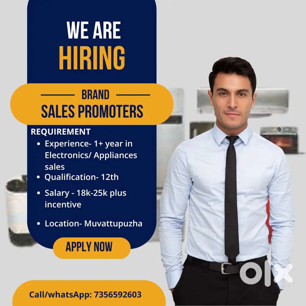 Brand Sale's Promoter required in Muvattupuzha