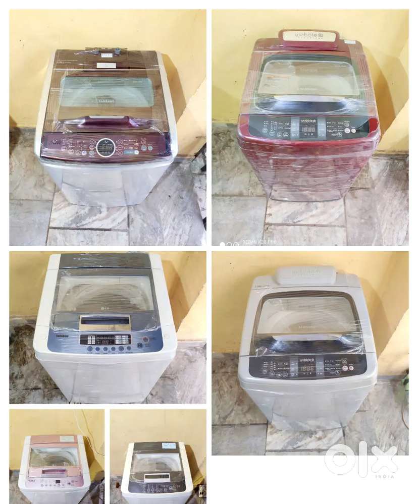 Gently used fully automatic washing machines with 1 year full warranty