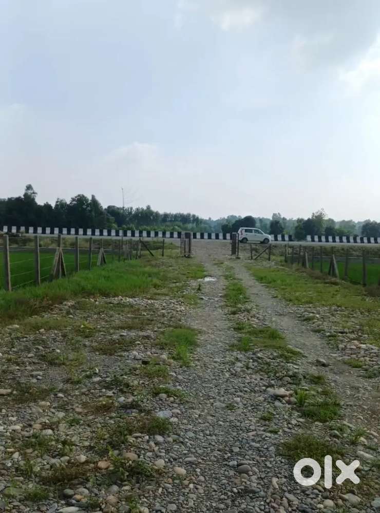40 ft road plot  On new ballupur paonta 4 Lane 18000 per sq yd