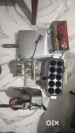 Snacks making equipment for cafe or fastfood center