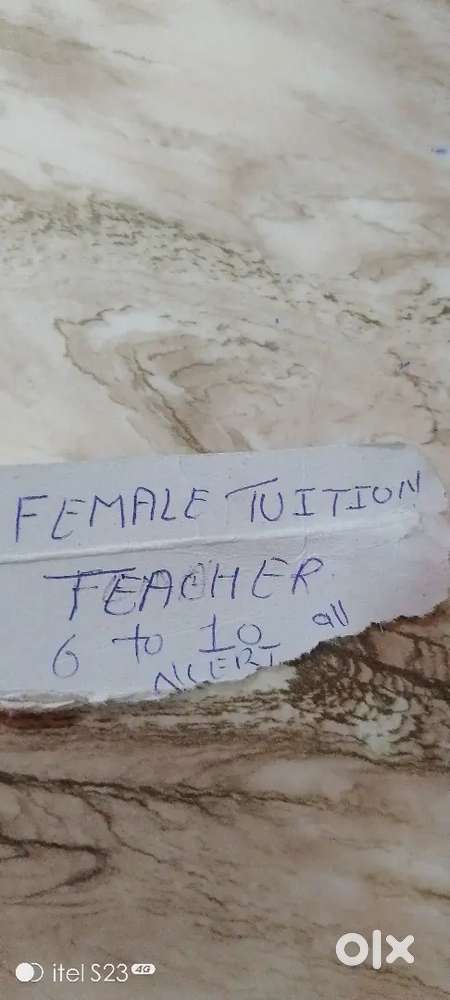 Female tuition teacher