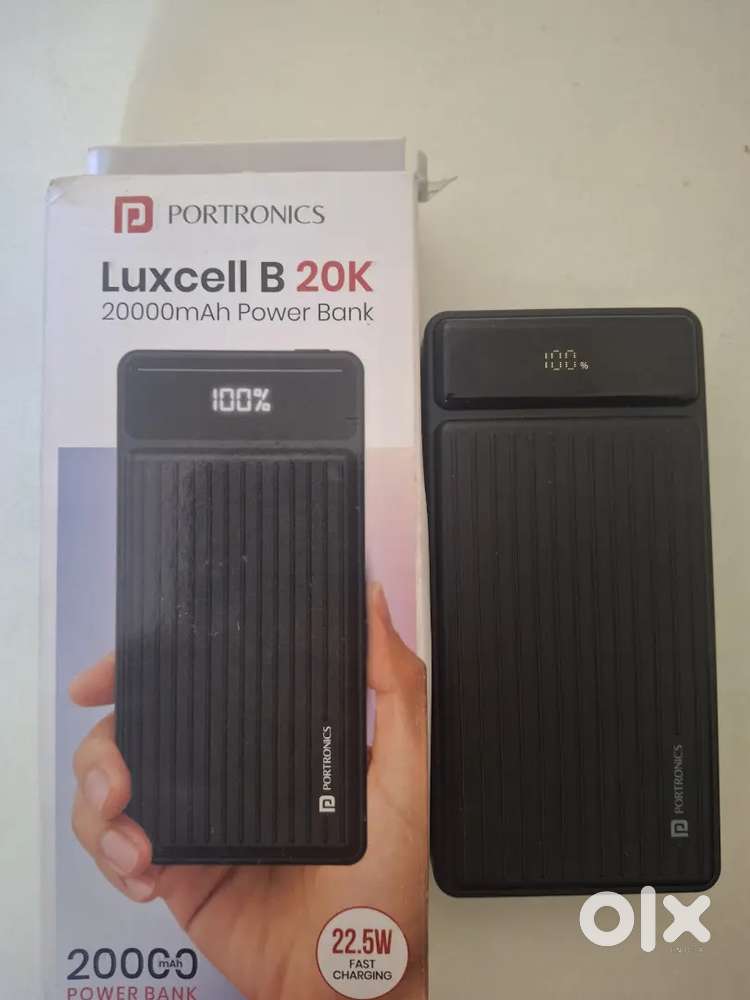 Portronics 20,000 mAh Fast Charging Power Bank  22.5W Output
