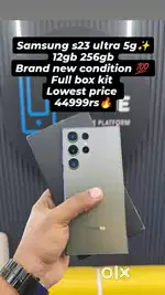 Samsung s23 ultra 5g 12gb 256gb brand new condition lowest price