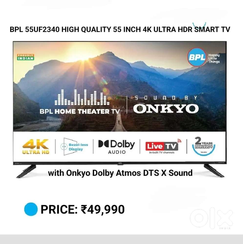 BPL 55 inch DLED 4k Ultra HD smart tv