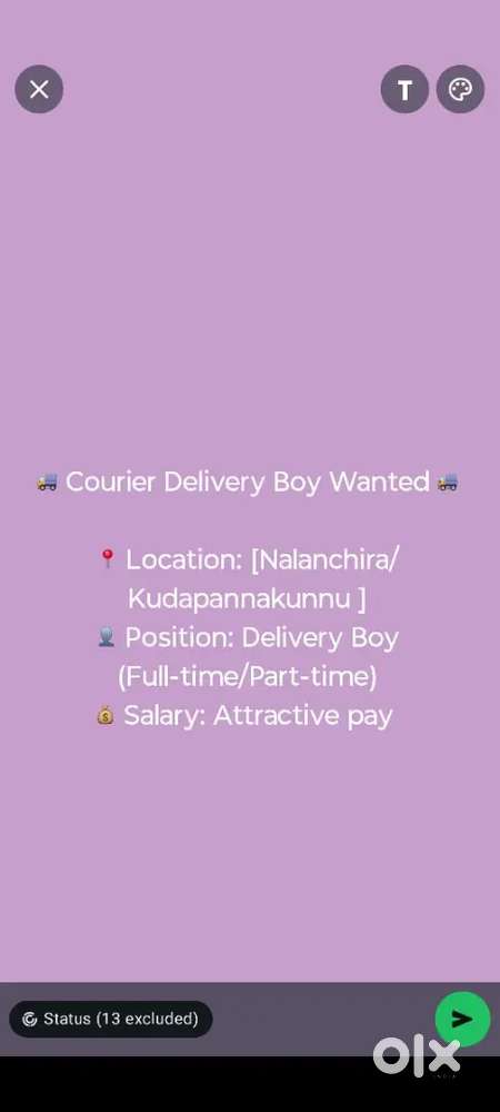 Delivery boy/girl