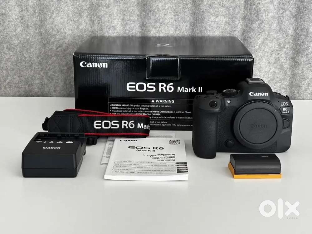 Used Item Canon EOS R6 Mark II 24.2 MP Digital Camera- Black.