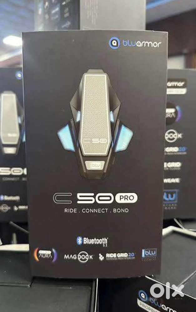 Bluarmor C50 Pro Communication Device - Intercom and Bluetooth