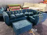 Curved handle L shape Sofa with affordable price