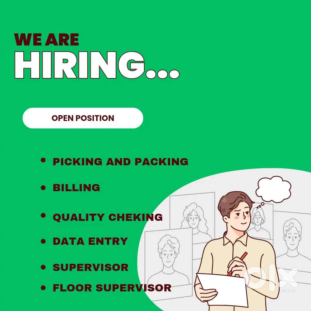 WE ARE HIRING FOR DATE ENTRY OPERATOR