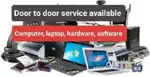 Computer laptop service door steps service
