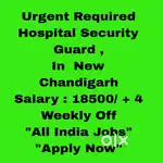Hospital Security Guard Job New Chandigarh - All India
