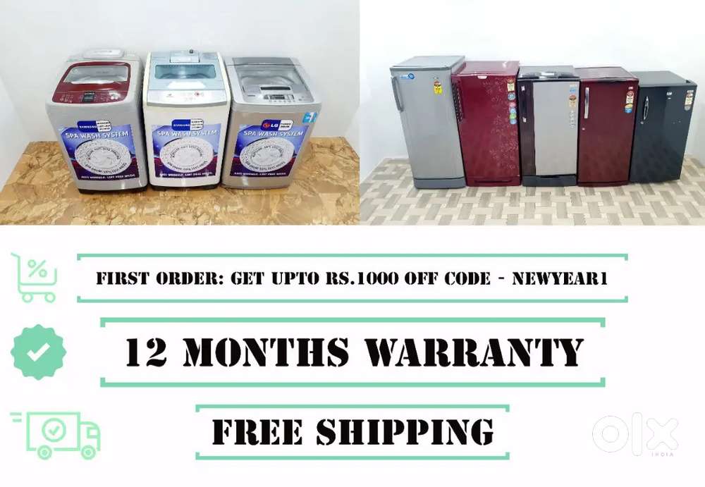 Washing Machine & Refrigerator – Perfect Home Appliance Combo