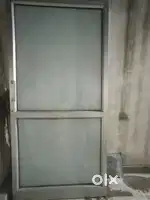 Very heavy glass door