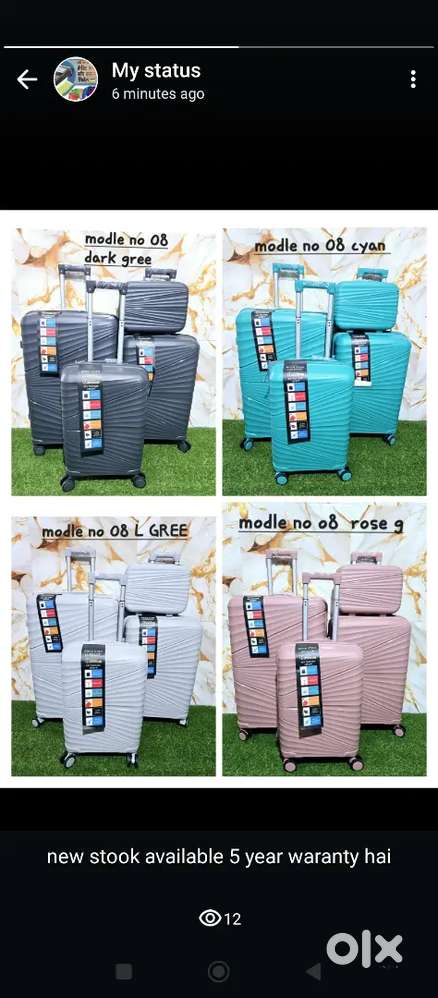 Trolley set size 20 24 28