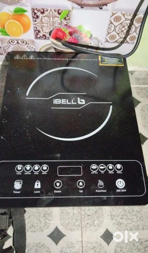 Induction with touch pad