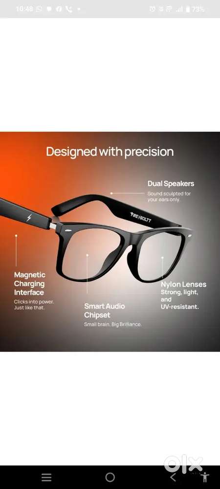 Fireboltt smart bluetooth glases 1month