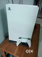 Playstation 5 with verticle stand and 5 games
