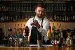 Bar man and billing staff