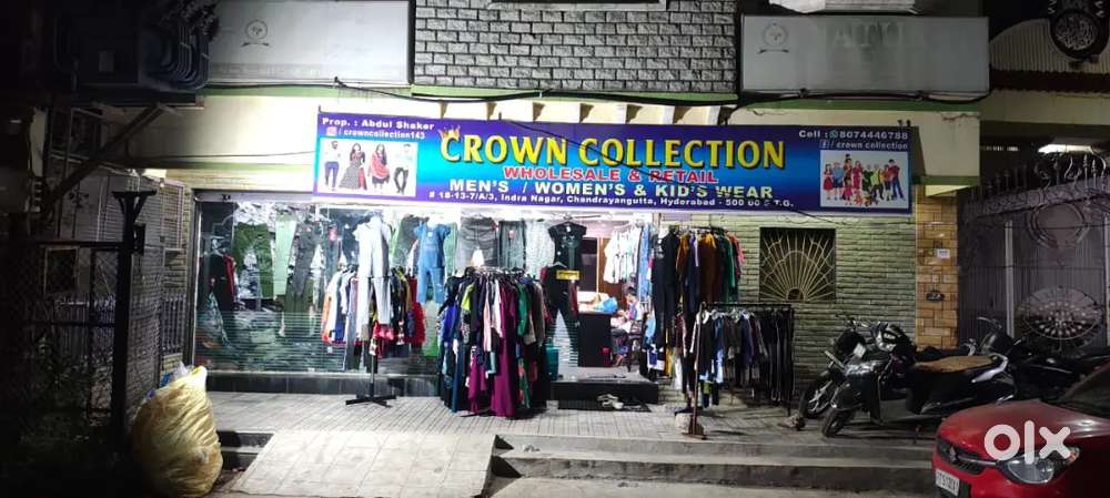 Sales man in clothing