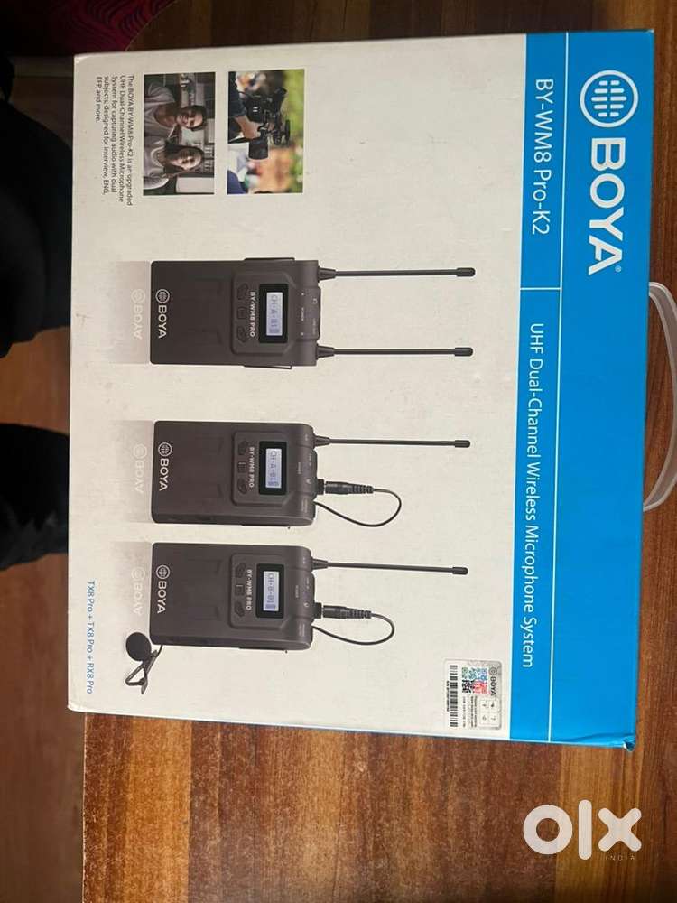 BOYA Wireless Microphone System – Dual Channel