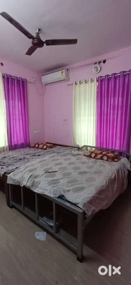 Ladies 2 bhk semi furnished house for rent at ponekara edappalli