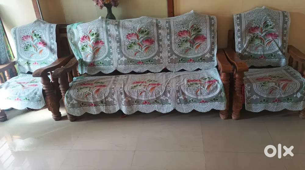 Wooden sofa set