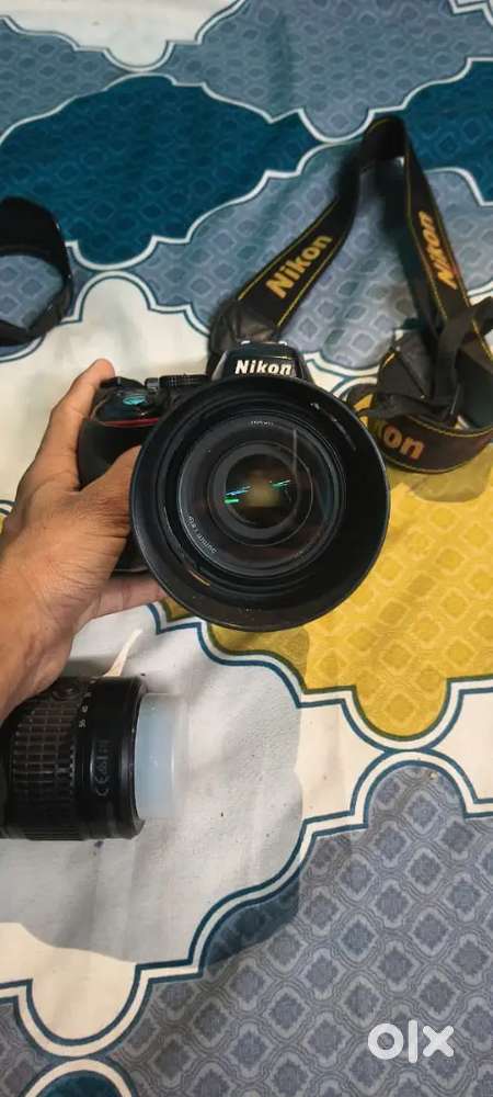 Nikon5300d 18.55 lens 50mm lens double battery charger and free bag