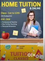 Home Tuition for ICSE CBSE for all subjects