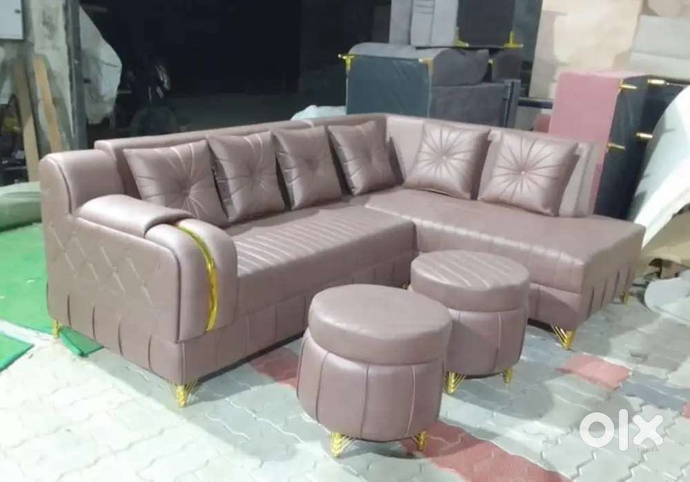 7 Seater L Shape Sofa only @38999