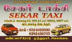 SEKAR TAXI 24hrs service sivagangai