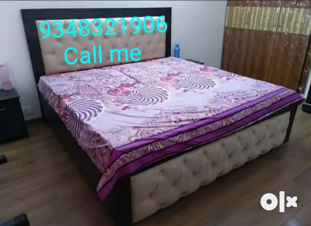 Double bed with mattress urgent sale