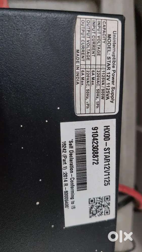 Inverter with battery