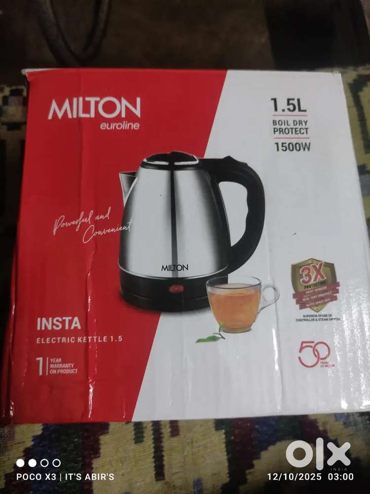 Selling my electric kettle in warranty period
