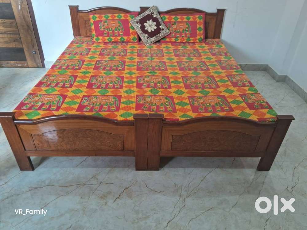 Sheesham Double bed