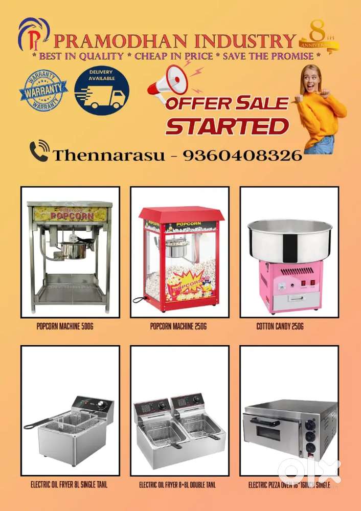 Popcorn Machine and cotton Candy  Available