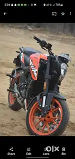 Ktm duke 125 cc 2020 modal first owner one hend person use onliy