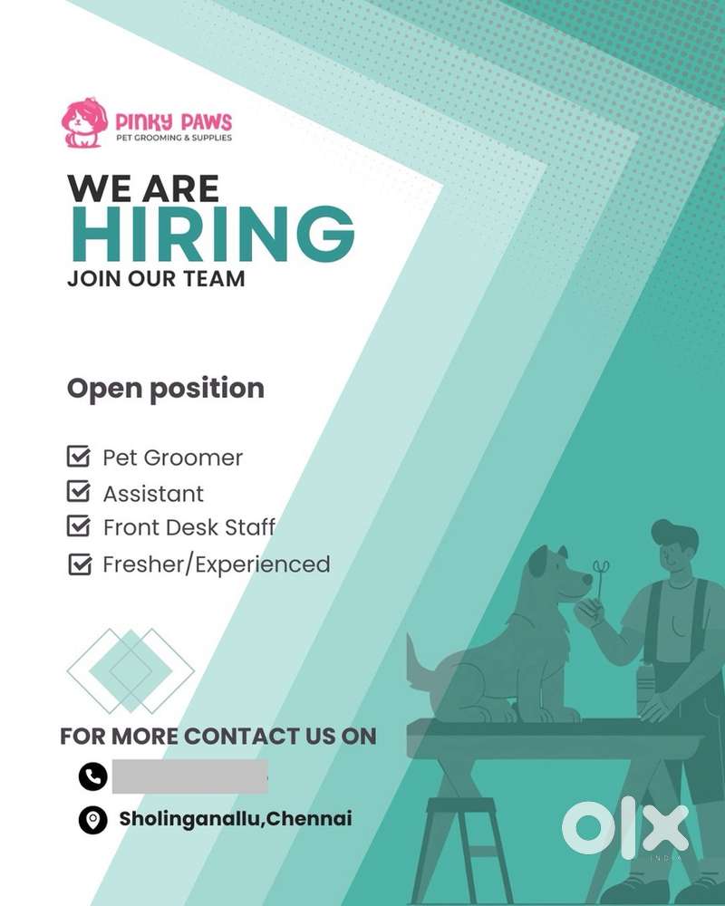 Hiring for pet shop
