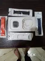 Apple 9 series watch with 4 different straps