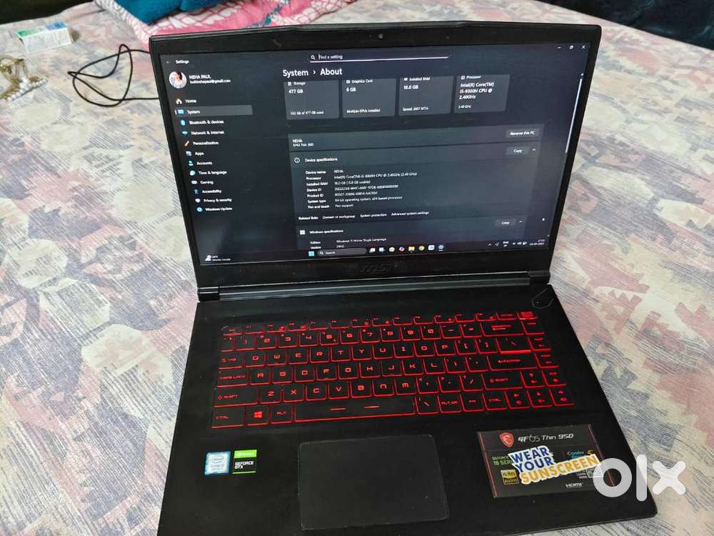 MSI Laptop i5-9300H