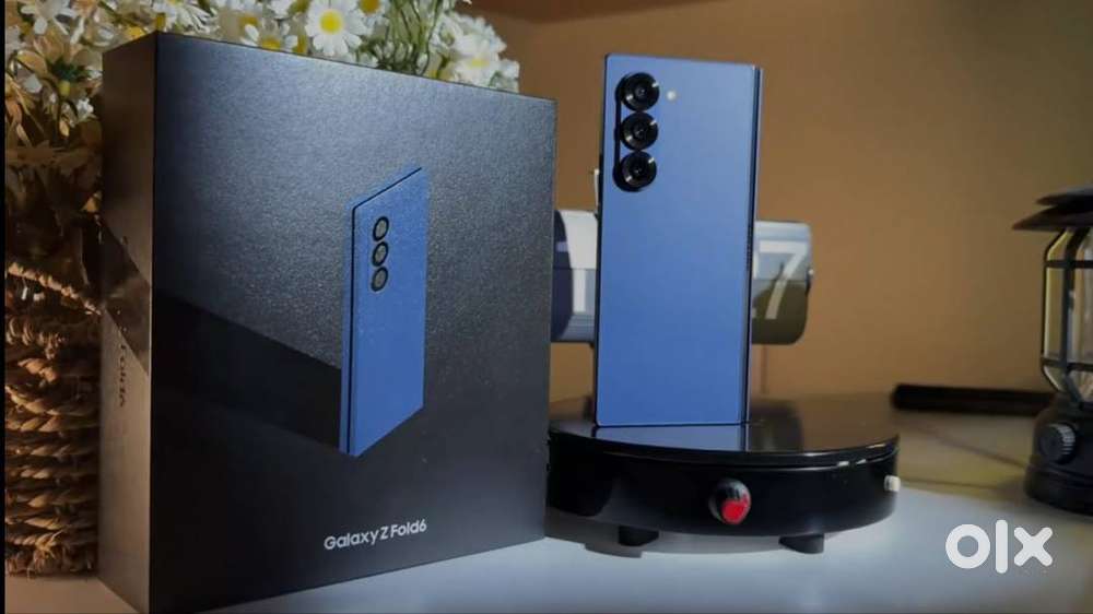 Samsung Galaxy Z Fold 6 256GB Navy Blue Indian with Bill Box for 76900