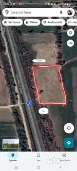 1 acre Canal road touch ,near Ajwa lake 1.5km , Near halol highway 5km