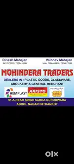 Helper needed for godown