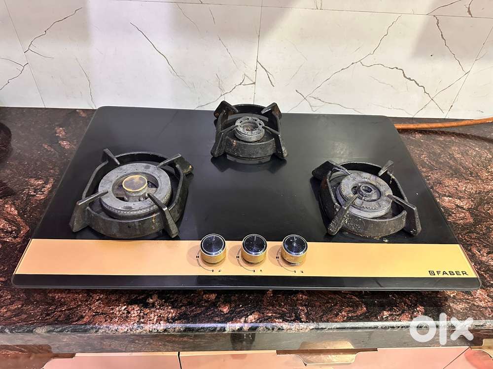 Faber’s 3 burners cooktop / hob / stove with automatic ignition