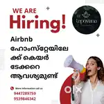 കെയർ ടേക്കറെ ആവശ്യമുണ്ട് / airbnb Home stay care taker