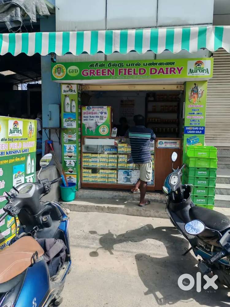 Sales in milk parlour