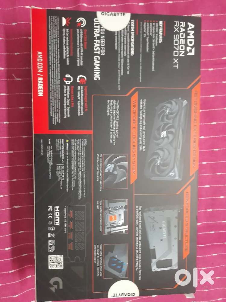 AMD radeon rx 9070xt graphics card