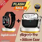 Smart watch with Free bluthtooth Earbud