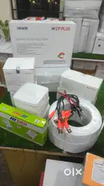CCTV 4CHANNEL FULL SET UP