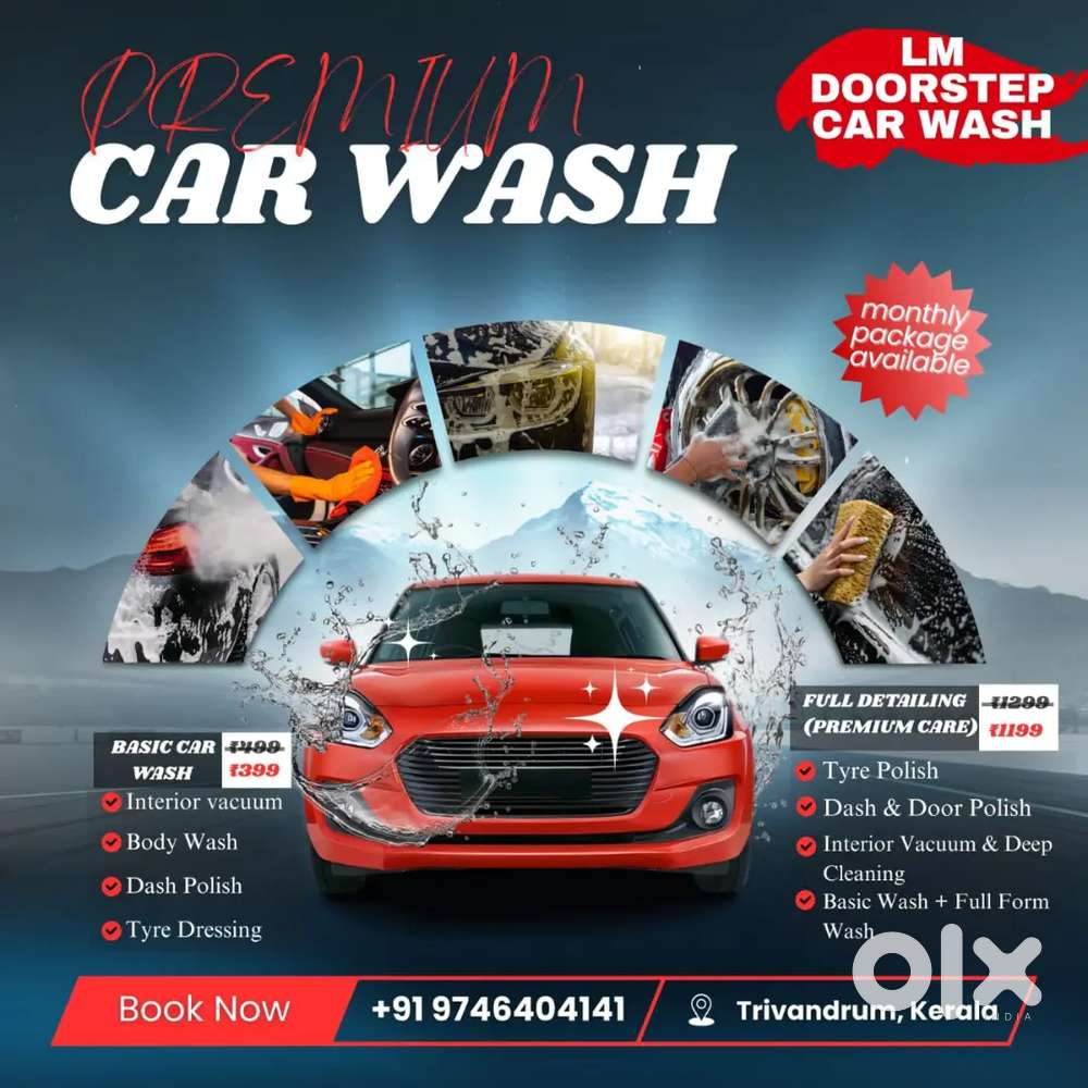 Door step Car wash boy