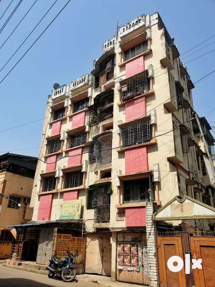 2BHK flat road facing with balcony for urgent sale.